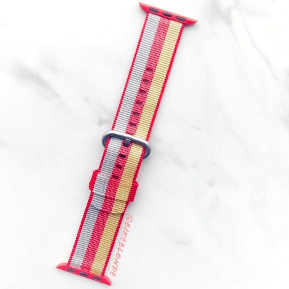 Accessories - NEW Woven Nylon Striped Band Strap For Apple Watch